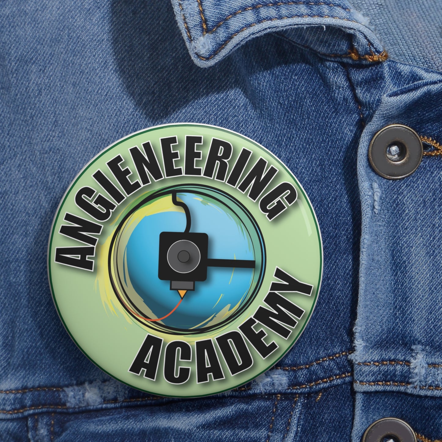 Angieneering Academy Pin Buttons